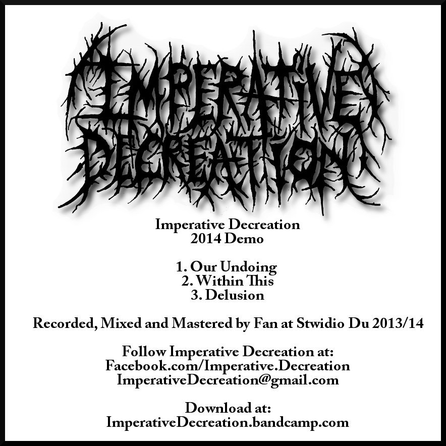 Imperative Decreation — Imperative Decreation